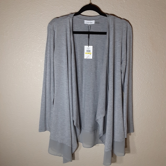 Calvin Klein Sweaters - Calvin Klein Gray Shrug NWT Size Medium